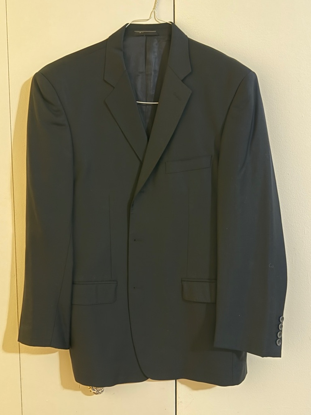 Men's Classic Black suit(2 piece)-made in Italy